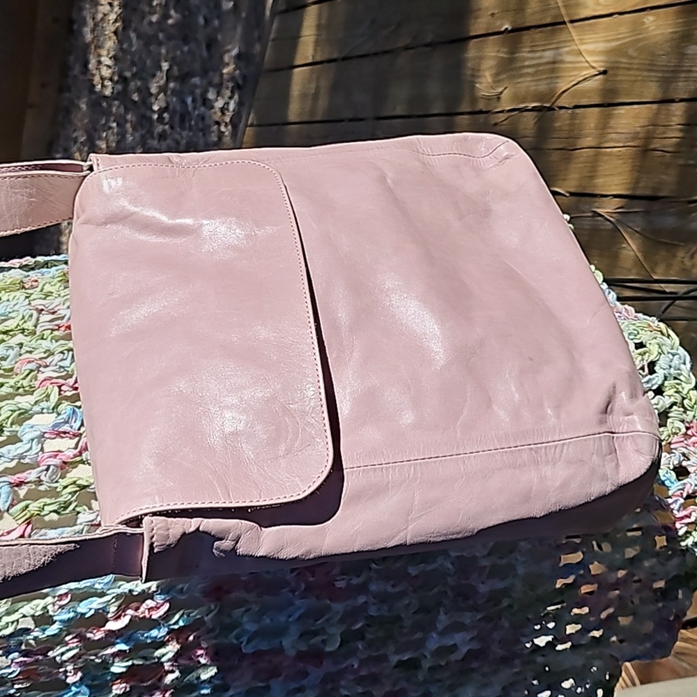 M0851 PM22 Fold-Over Bag Dusty Rose color